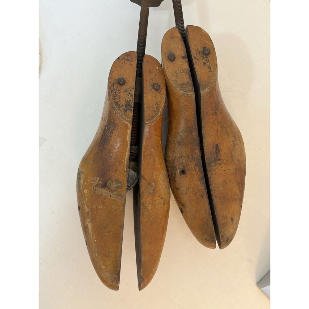 Vintage Pair of Shoe Stretchers- Geo Belcher -RUSTY